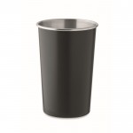 Copo reutilizável de aço inoxidável reciclado 300ml cor preto