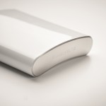 Cantil de aço inoxidável reciclado para impressão a cor garrida 190ml cor branco vista fotografia quinta vista