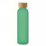Garrafa colorida de vidro personalizada 500ml Crystal Resistant cor verde