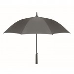 Guarda-chuva de pongee antivento com abertura automática 23'' cor cinzento
