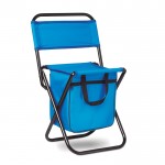 Cadeira dobrável para exterior com geleira cor azul real