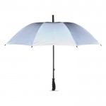 Guarda-chuva refletor para personalizar cor prateado mate segunda vista