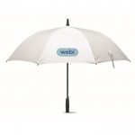 Guarda-chuvas personalizados para oferecer cor branco com logo