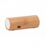 Coluna com caixa de bambu personalizável cor madeira segunda vista