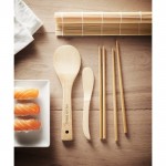 Kit de peças para fazer sushi cor bege vista conjunto principal