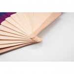 Leque de madeira arco-irís cor multicolor vista fotografia
