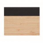 Notas adesivas em bloco de bambu cor preto segunda vista