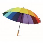 Guarda-chuva grande com arco-íris cor multicolor 
