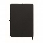 Caderno de capa dura com suporte cor preto quarta vista