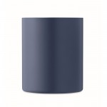 Caneca de parede dupla em aço inoxidável cor azul ultramarino terceira vista