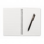 Caderno com caneta apagável, 18 folhas cor preto segunda vista