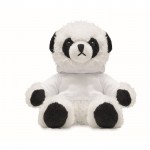 Panda de peluche com camisola cor branco segunda vista