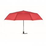 Guarda-chuva dobrável de 27'' antivento cor vermelho