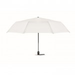 Guarda-chuva dobrável de 27'' antivento cor branco