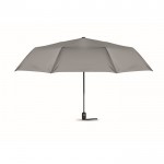 Guarda-chuva dobrável de 27'' antivento cor cinzento