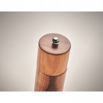 Moinho de pimenta em madeira de acácia cor madeira vista de detalhe 1