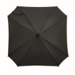 Guarda-chuva quadrado antivento de 27'' cor preto sexta vista