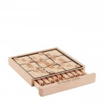 Jogo sudoku em madeira vista principal