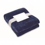 Manta de lã etiqueta para o seu logo 280 g/m² cor azul