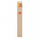 Lápis de cor para sublinhar em caixa cor multicolor