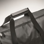 Saco de viagem de lona com base acolchoada, alças e pega cor preto vista fotografia sétima vista