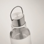 Garrafa de Tritan Renew™ antifugas com tampa com pega de aço 800ml cor transparente vista fotografia segunda vista