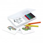 Set de lápis de cores personalizados cor multicolor segunda vista