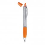 2 em 1  - caneta de cores com fluorescente cor cor-de-laranja segunda vista