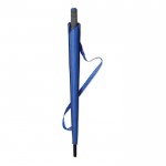 Guarda-chuva promocional 23'' com cabo de EVA cor azul terceira vista