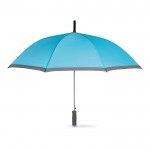 Guarda-chuva promocional 23'' com cabo de EVA cor turquesa