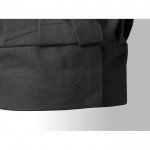 Chapéu de chef publicitário, de algodão cor preto segunda vista