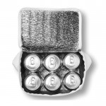 Geleira promocional para latas cor branco segunda vista