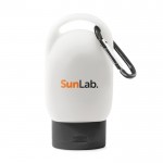 Protetor solar com frasco personalizado - cor preto