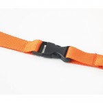 Lanyard personalizado para empresas (2cm) cor cor-de-laranja segunda vista