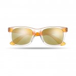 Óculos de sol personalizados polarizados cor cor-de-laranja