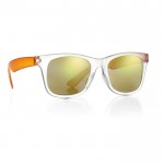 Óculos de sol personalizados polarizados cor cor-de-laranja segunda vista