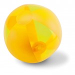 Bola de praia publicitária para oferecer cor amarelo