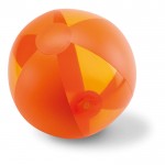 Bola de praia publicitária para oferecer cor cor-de-laranja