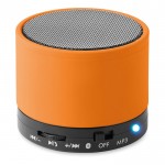 Colunas publicitária circular Bluetooth cor cor-de-laranja