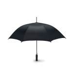 Guarda-chuva publicidade unicolor anti-vento 23'' cor preto