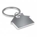 Porta-chaves de merchandising em forma de casa cor branco