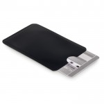 Protector de cartões RFID personalizável cor preto