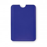 Protector de cartões RFID personalizável cor azul