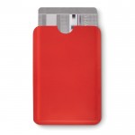 Protector de cartões RFID personalizável cor vermelho