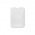 Protector de cartões RFID personalizável cor branco