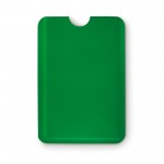 Protector de cartões RFID personalizável cor verde