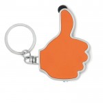 Porta-chaves multifunções em forma de mão cor cor-de-laranja segunda vista
