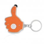 Porta-chaves multifunções em forma de mão cor cor-de-laranja terceira vista