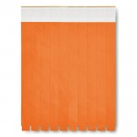 Pulseira Tyvek personalizada cor cor-de-laranja