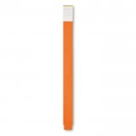 Pulseira Tyvek personalizada cor cor-de-laranja quarta vista